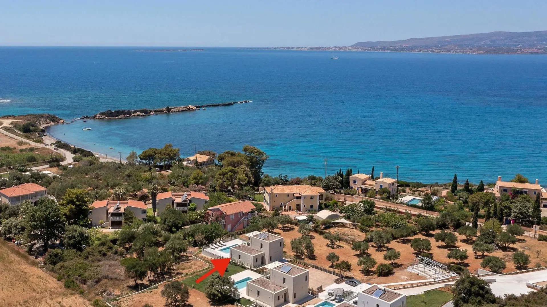 Villa Melina - Elysian Villas Kefalonia , 2 Min Walk From The Beach & Brand New 2024 Minia Greece
