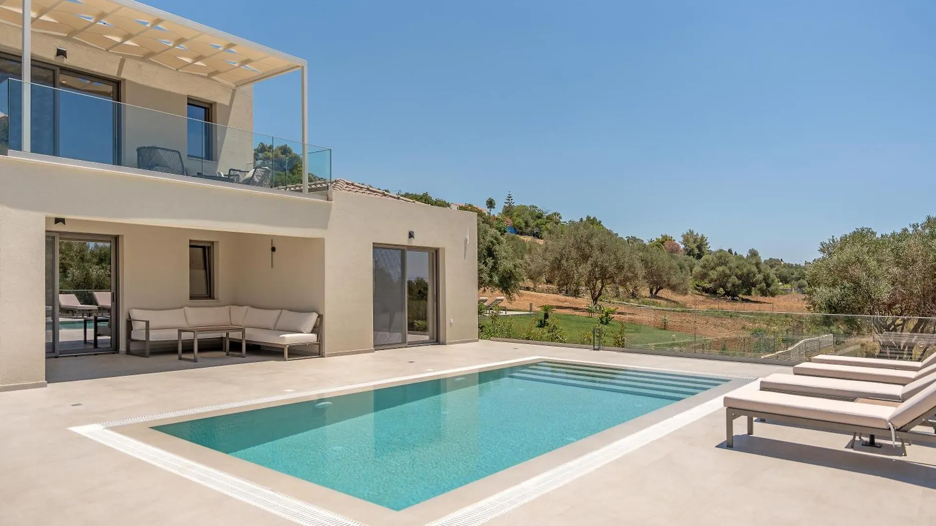 Villa Melina - Elysian Villas Kefalonia , 2 Min Walk From The Beach & Brand New 2024 米尼亚